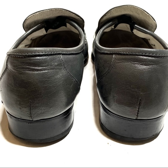 STUART MCGUIRE Leather Dress Loafers Shoes - Picture 8 of 13